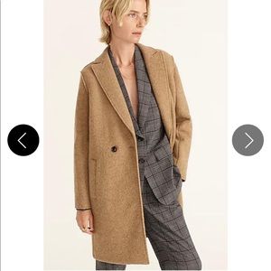 J. Crew Italian Boiled Wool Daphne Coat